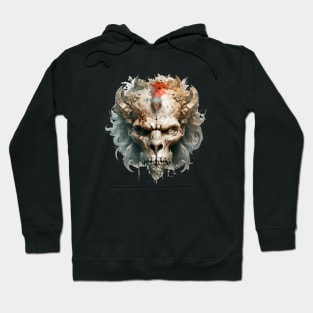 Skull Wild Life Painting Dark Character Spirit Hoodie